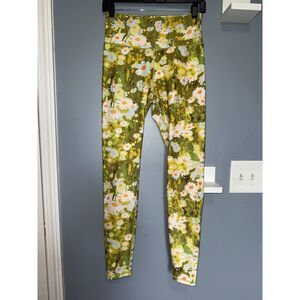 Silverwind Sunlit Daisies High-Rise Leggings | Size Medium | Athleisure Floral